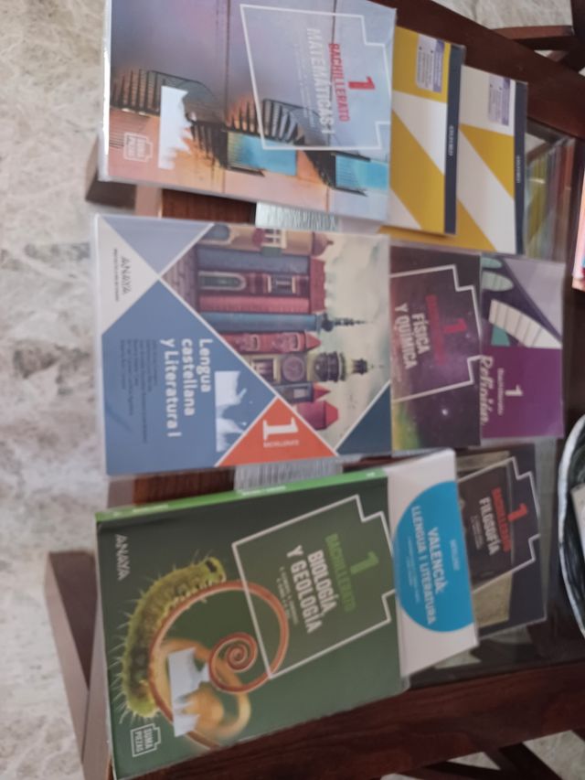 Libros 1 Bachillerato