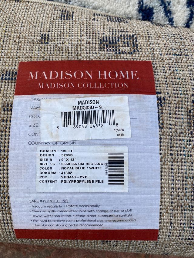 Alfombra 2,65 x 3,65