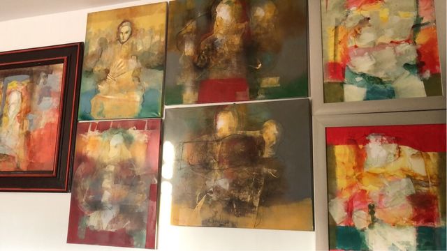 Oleo sobre tela de Jack Horn. 130x90