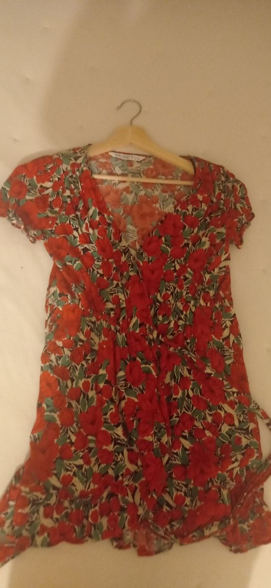 vestido zara talla s