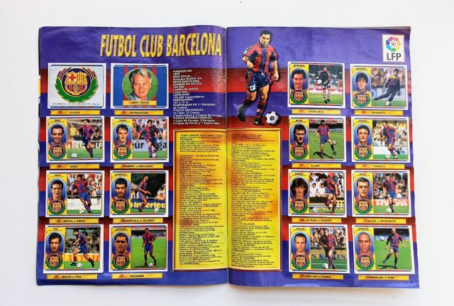 ALBUM LIGA 97-98 ESTE COMPLETO