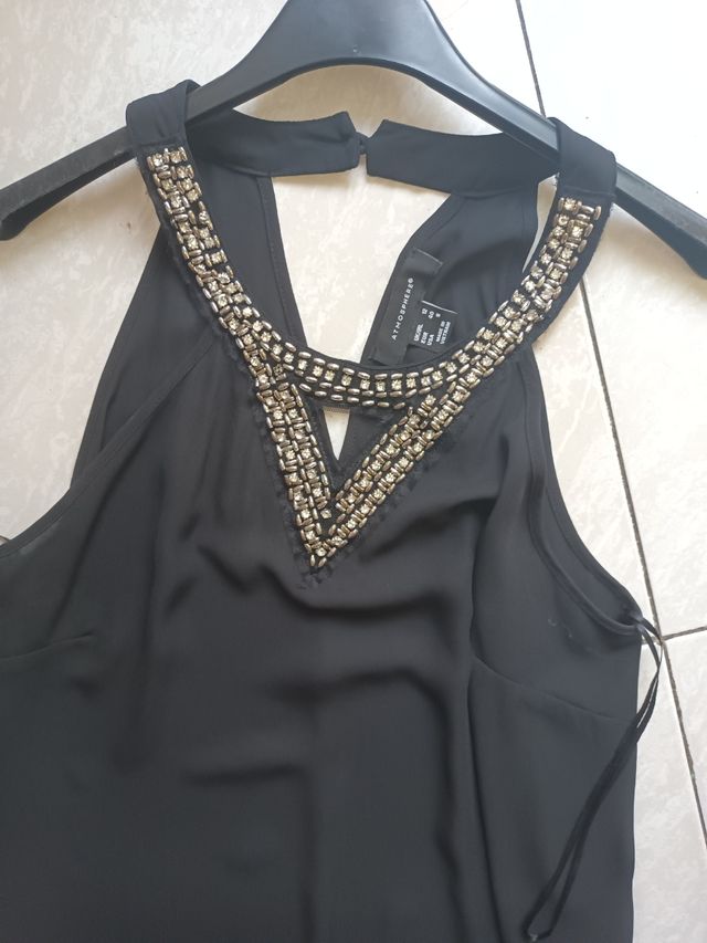 camisa con abalorios