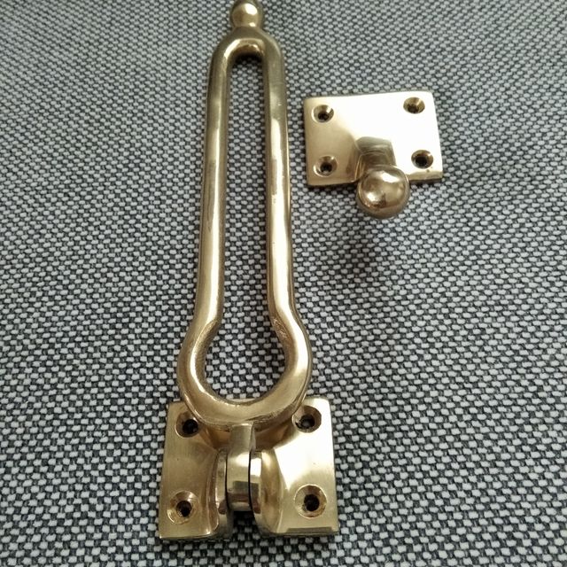 Blocco porta in ottone