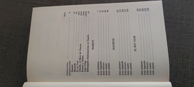 Shakespeare. Tragedias en un único libro