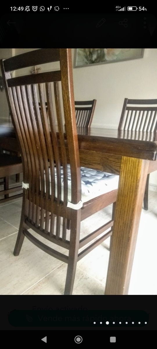 Conjunto de mesa y sillas de comedor