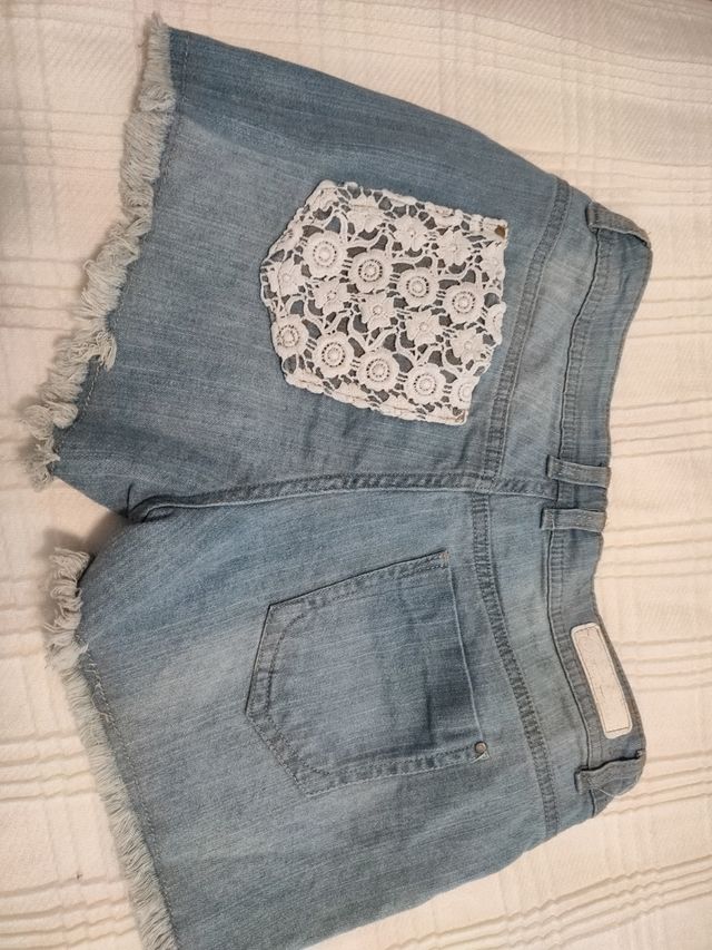 Pantalon corto vaquero chica,talla XS