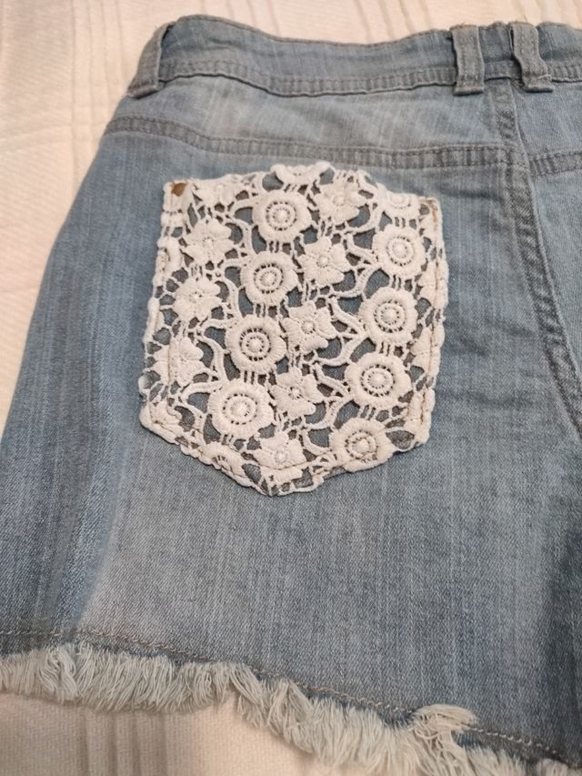 Pantalon corto vaquero chica,talla XS