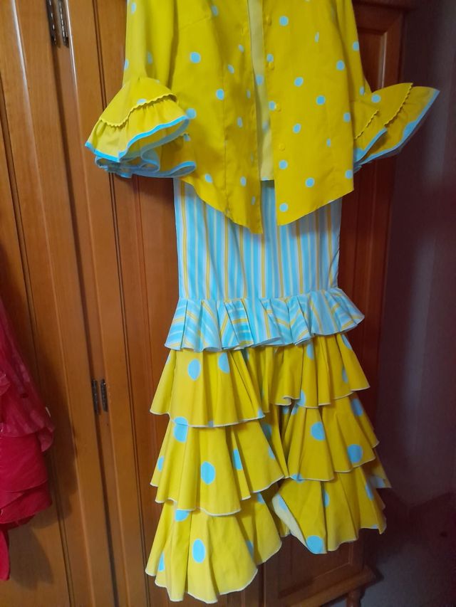 Traje de flamenca de dos piezas