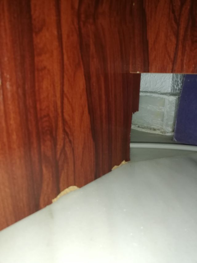 Escritorio mesa con cajones. Estilo barco. 