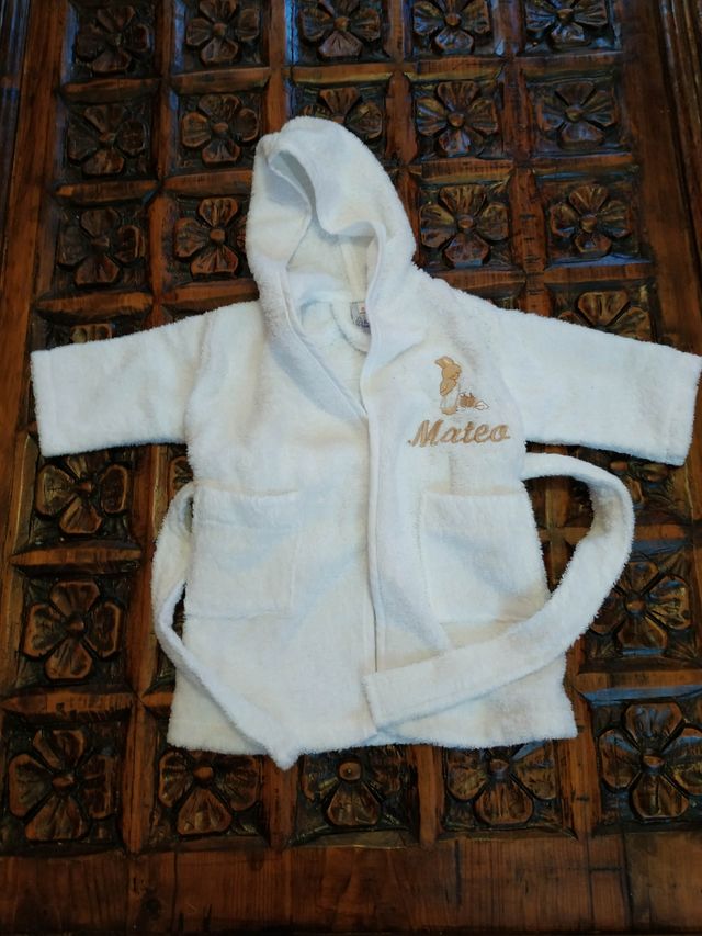 Albornoz bebé de 0-6 y de 6 -9 meses