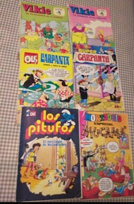lote de cómics vintage. Años 80. Tebeos.