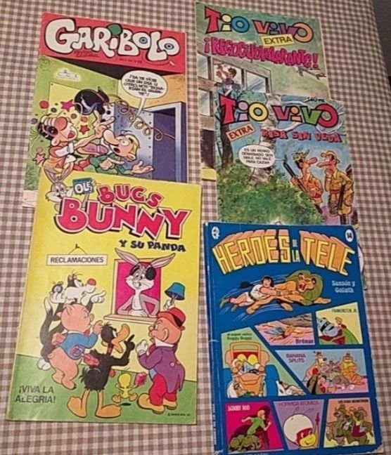 lote de cómics vintage. Años 80. Tebeos.