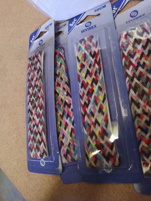 Trenza hilos poliéster costura