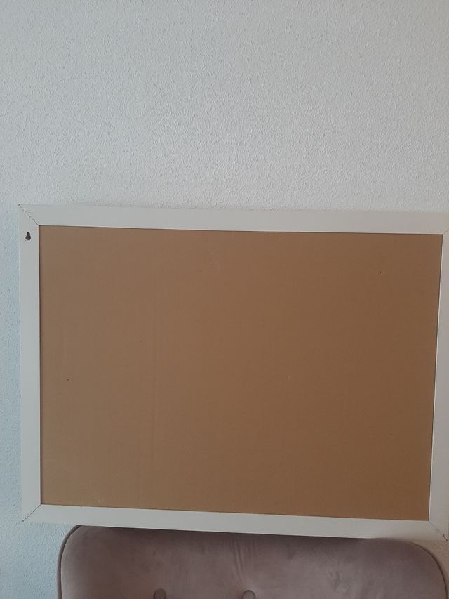 Cuadro/pizarra magnética y escritura