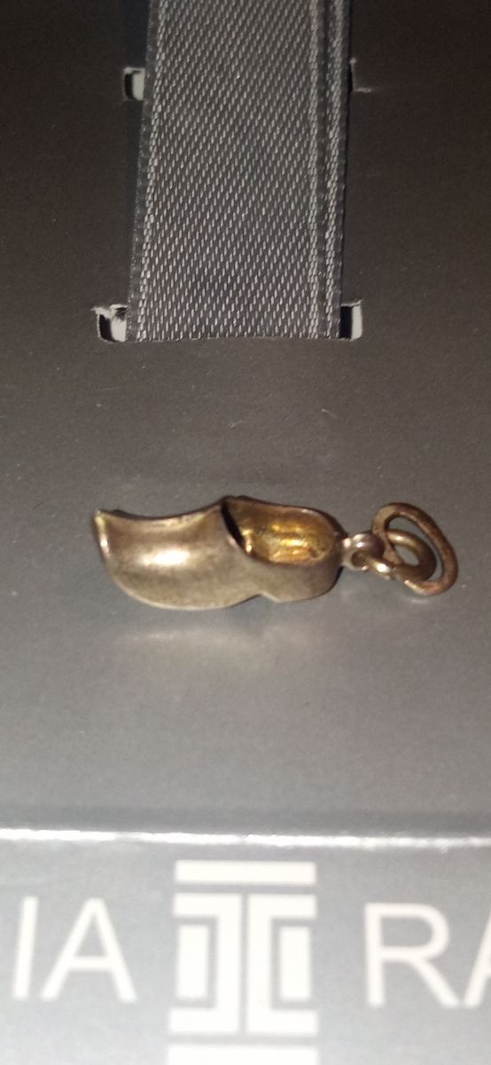 colgante zueco PLATA VINTAGE