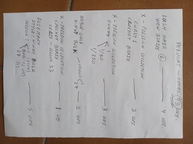 Pelucas y Extensiones a estrenar. 1 €