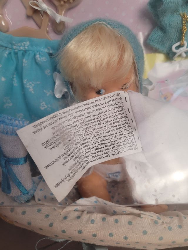 muñeca barriguitas mi primera canastilla nueva