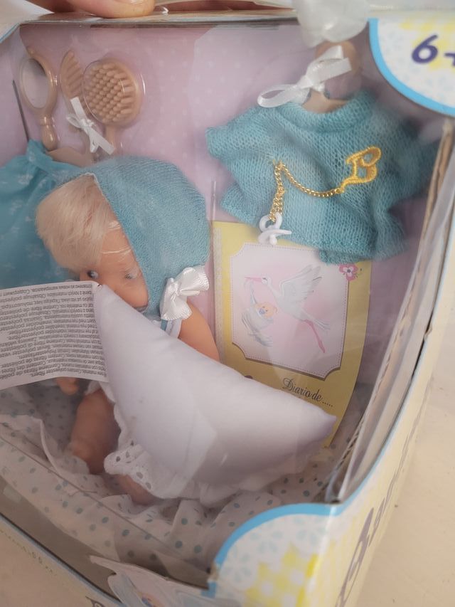 muñeca barriguitas mi primera canastilla nueva