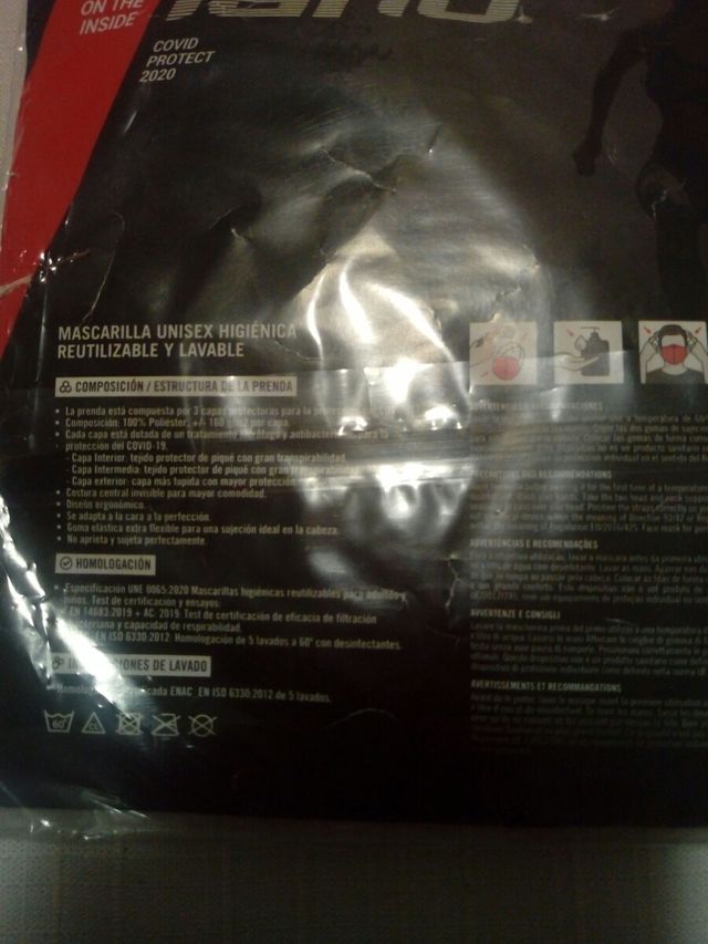 Mascarilla sin estrenar