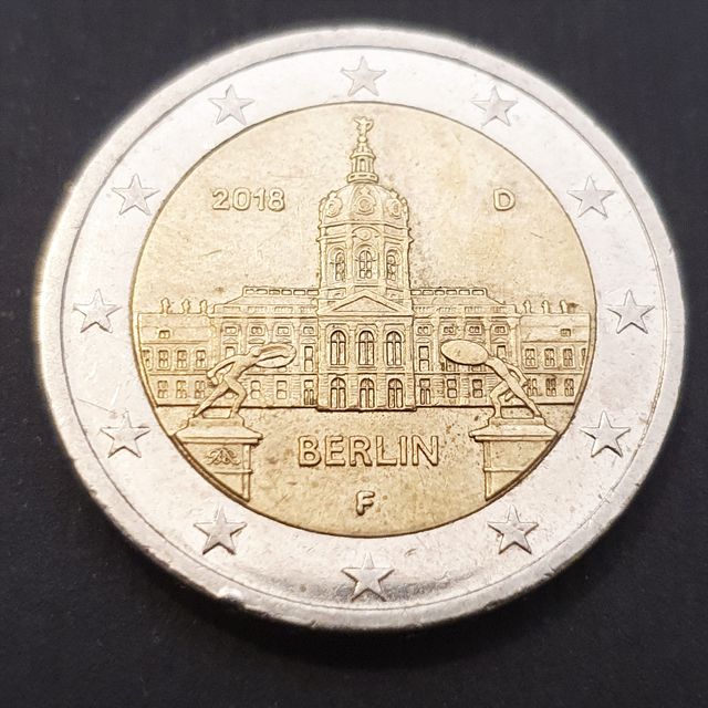 Moneta 2 euro Germania 2018 Berlino serie Länder