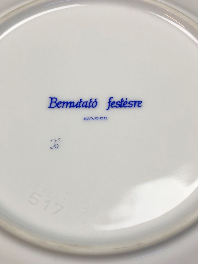 Herend piatto da dipingere