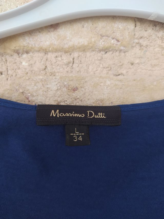 Camiseta lazos Massimo Dutti