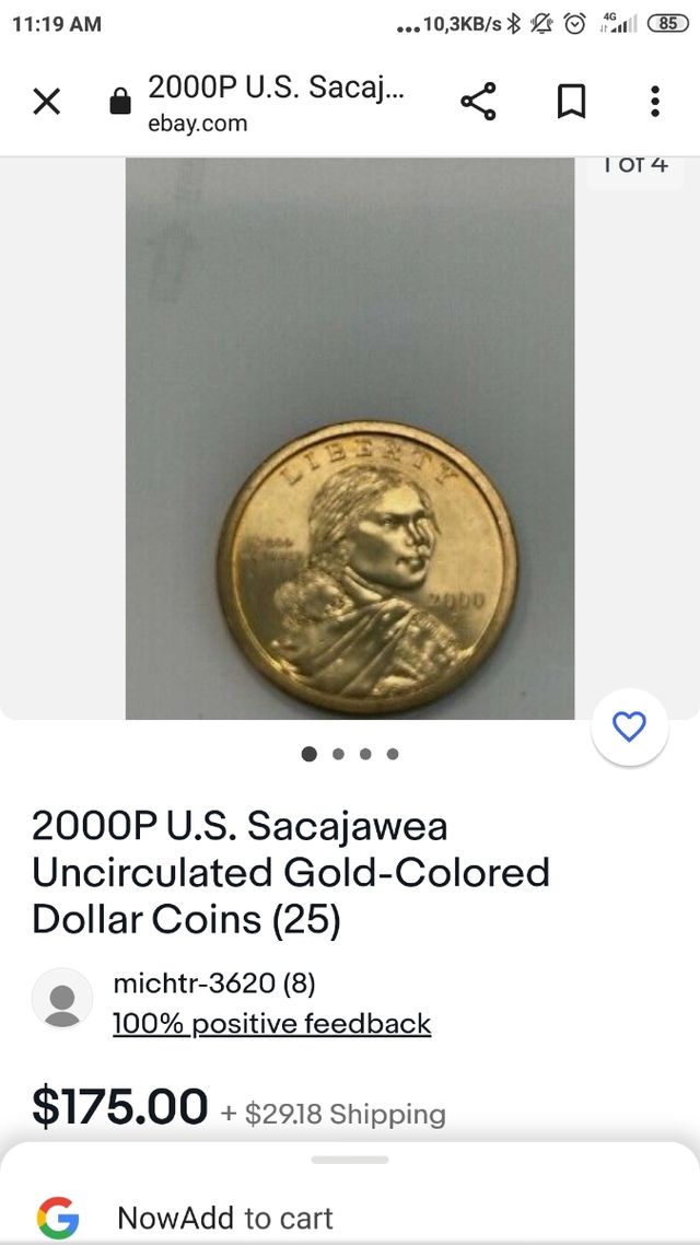 ONE DOLLAR 2000 P