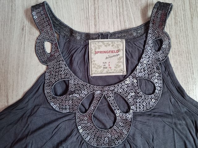 top de Springfild con detalles brillantes