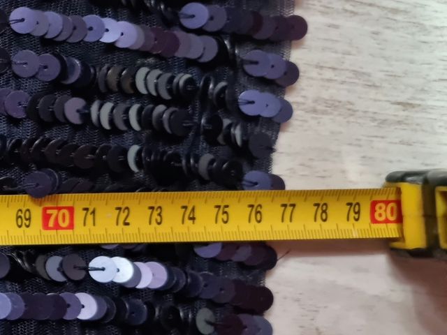 vestido con lentejuelas