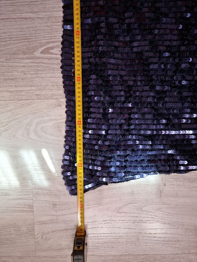 vestido con lentejuelas