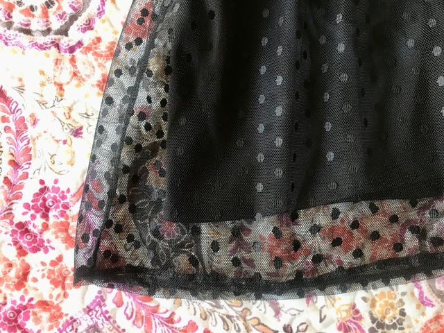 Vestido de lunares con transparencias - a estrenar