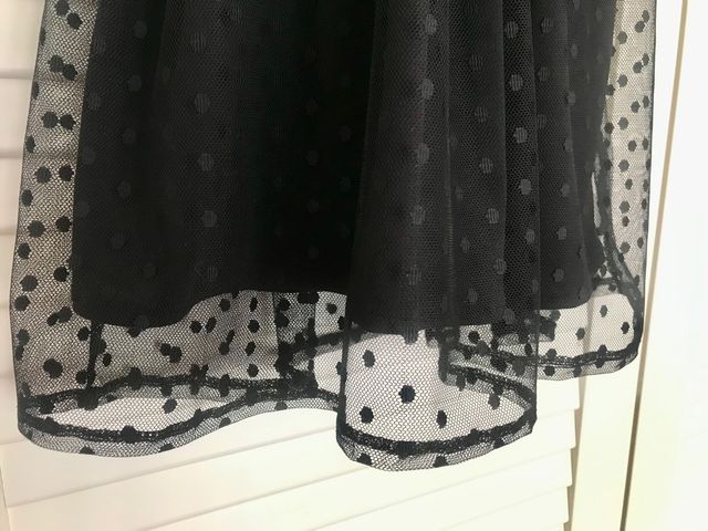 Vestido de lunares con transparencias - a estrenar