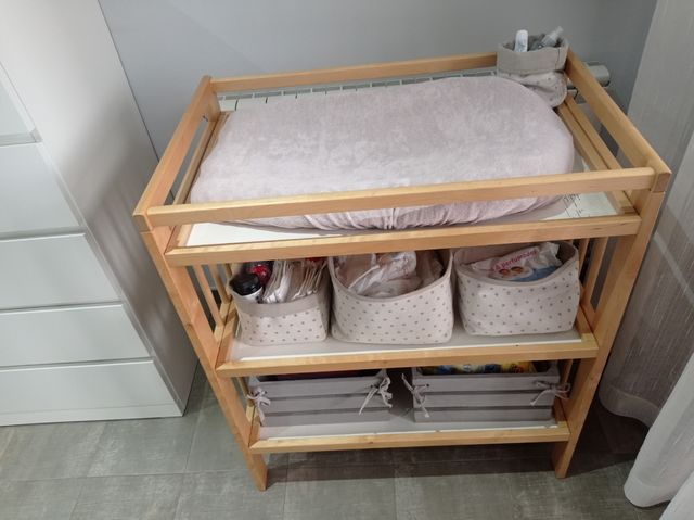 Cuna + Cambiador "Gulliver" Ikea