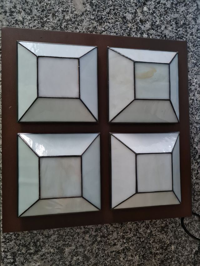 Lampara techo 4 puntos de luz