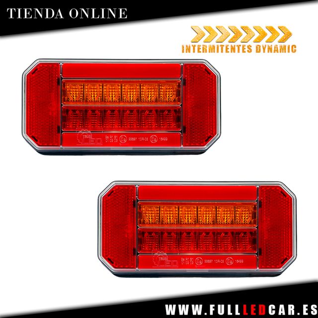 PILOTOS LED TRASEROS TRES FUNCIONES PARA REMOQLUE