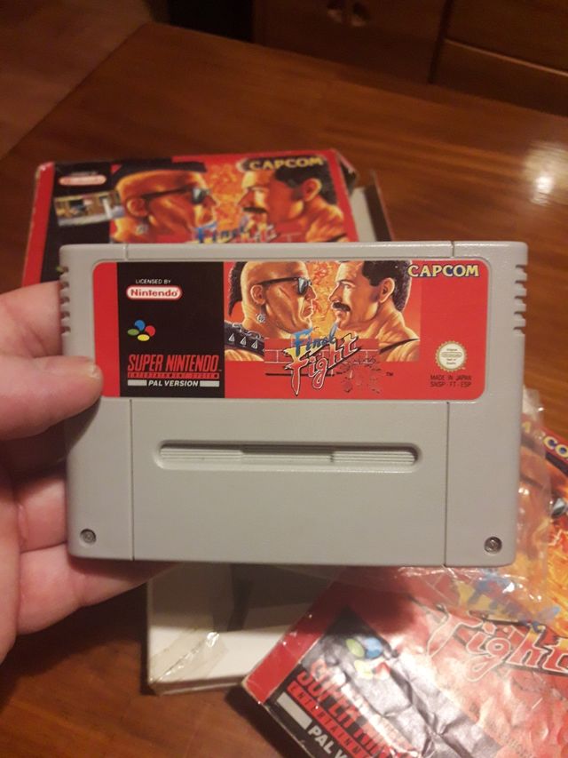 Final fight Super nintendo pal España