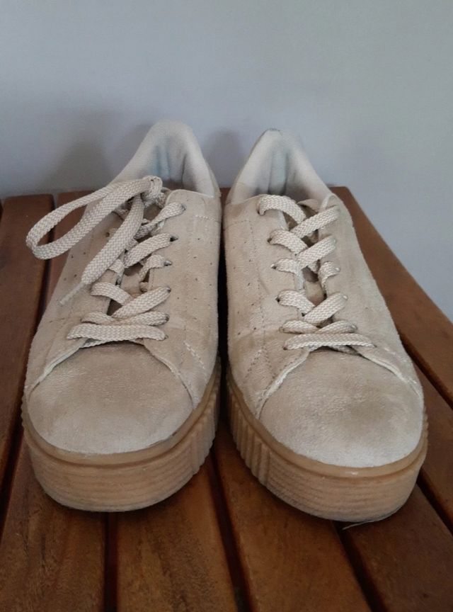Zapatillas Beige