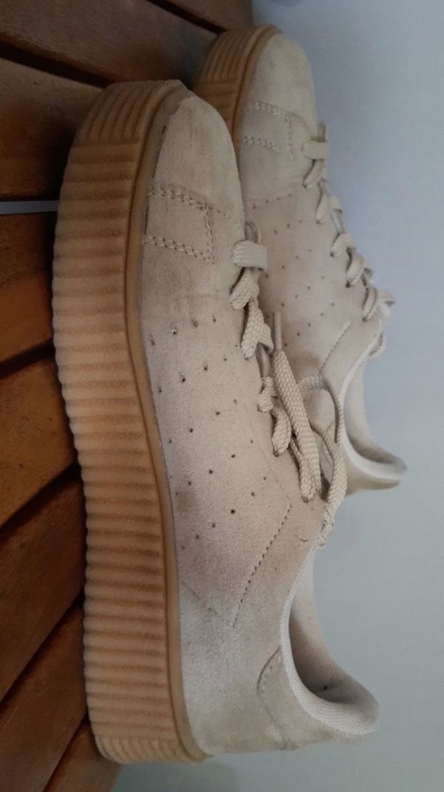 Zapatillas Beige