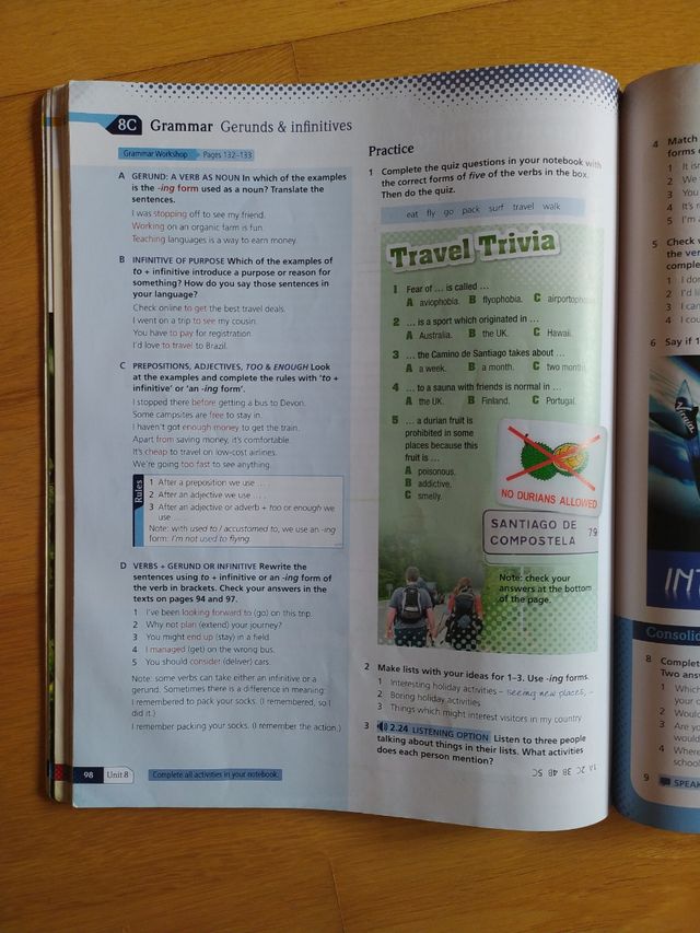 Key to BACHILLERATO (1°Bach)