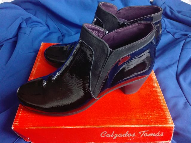 BOTINES  PIEL CHAROL