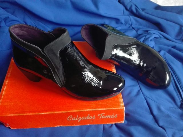 BOTINES  PIEL CHAROL