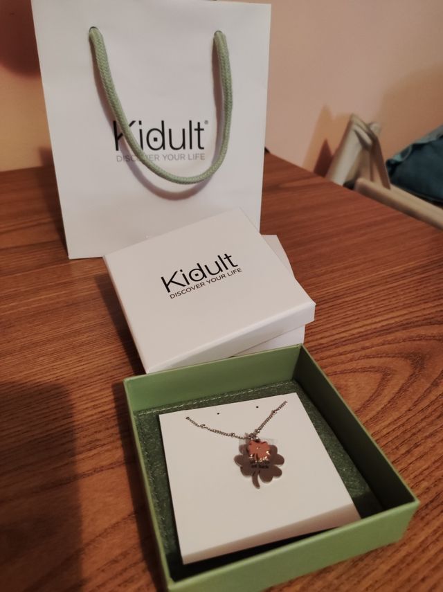 collana Kidult quadrifoglio nuova