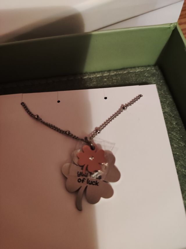 collana Kidult quadrifoglio nuova