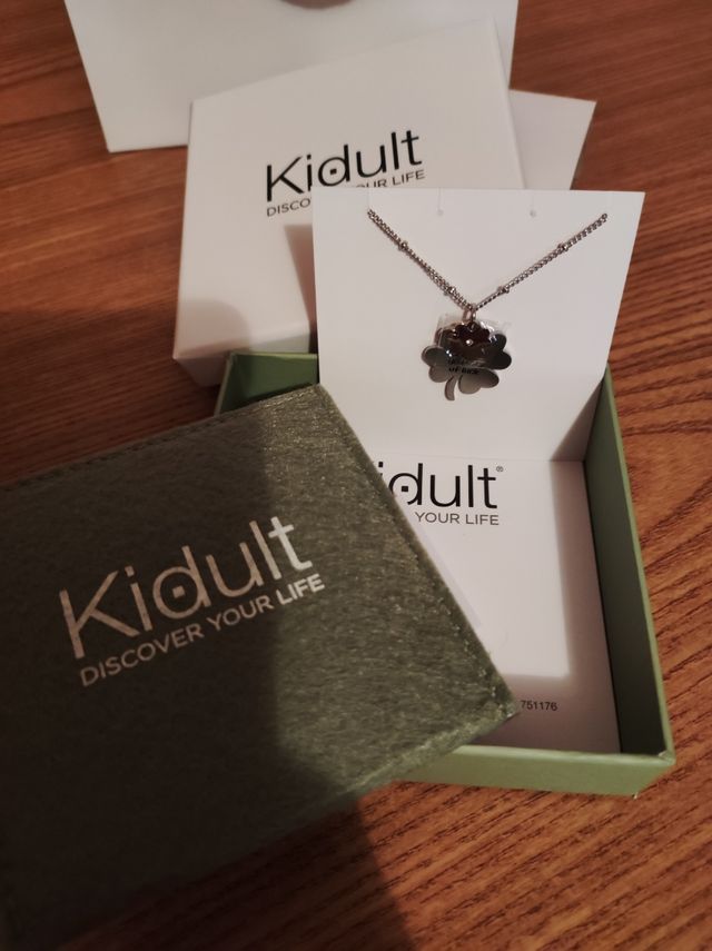 collana Kidult quadrifoglio nuova