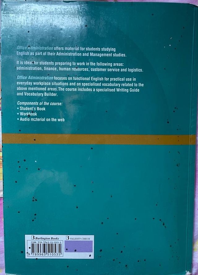 Libro OFFICE ADMINISTRATION  ( no hago envíos)