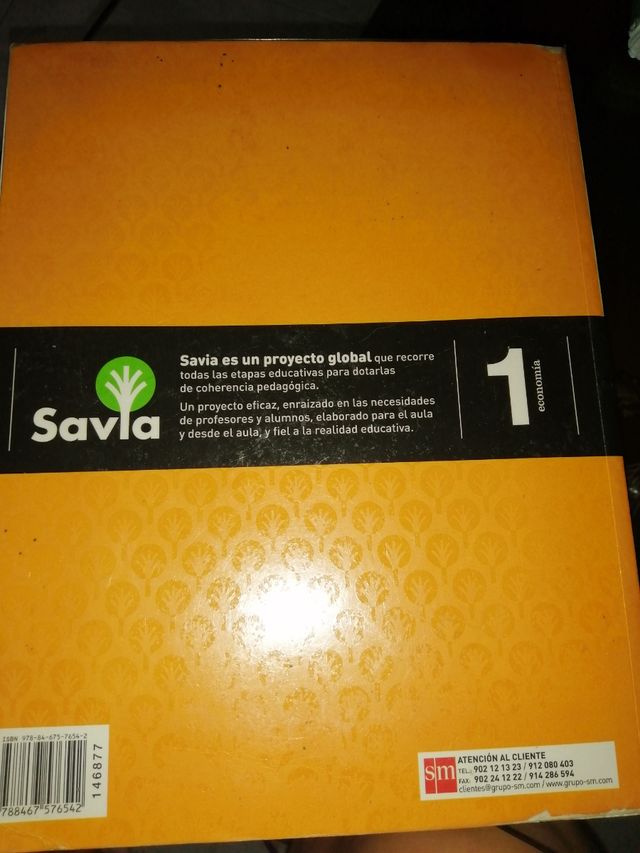 Libro Economía 1° de Bachillerato  (no hago envíos