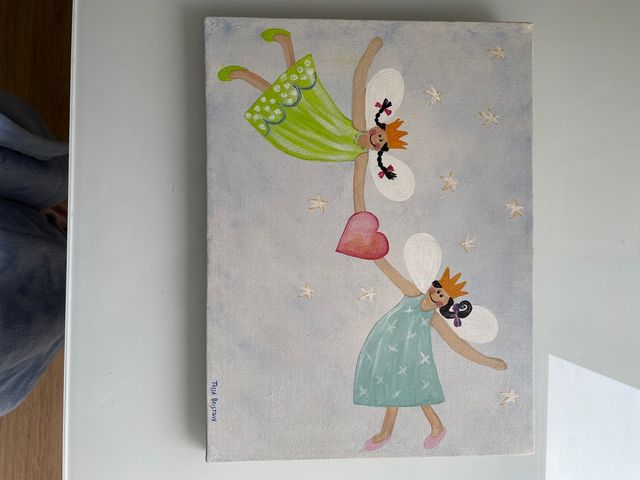 Lienzo óleo para habitación infantil