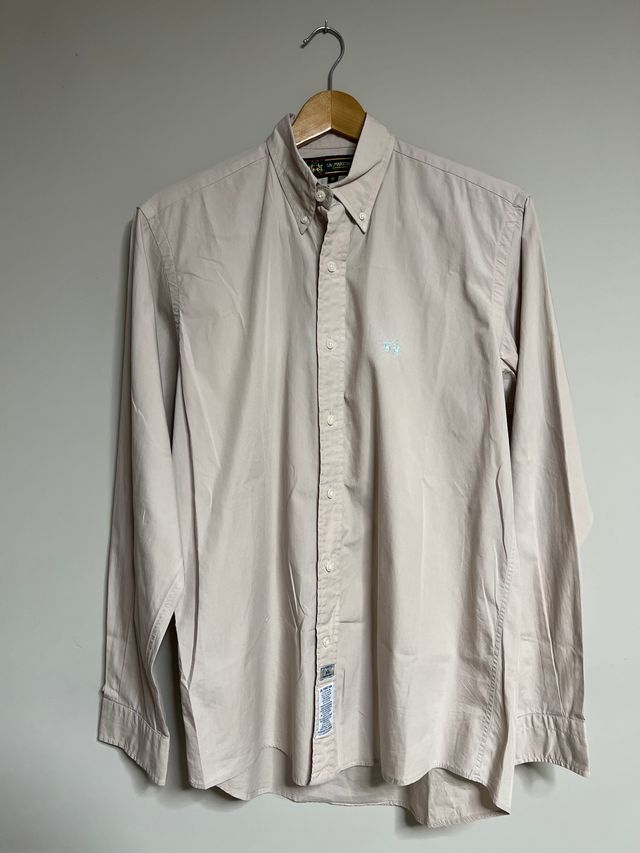 Camisa La Martina beige talla S