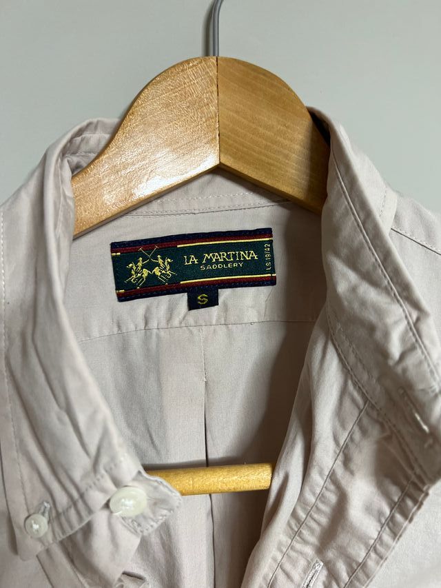 Camisa La Martina beige talla S