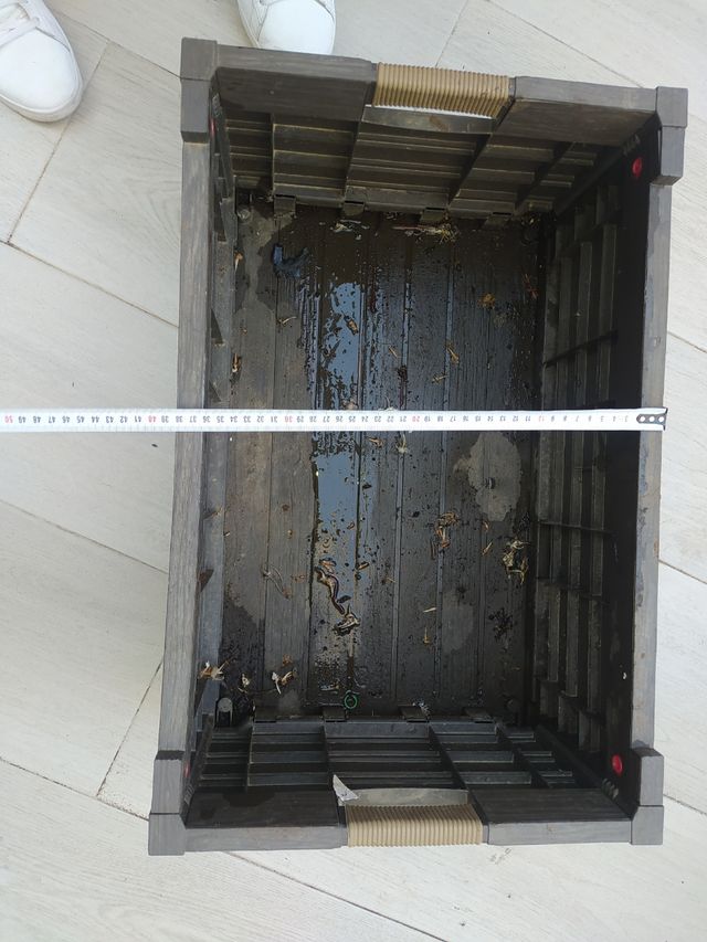 cajas para almacenar o como jardinera